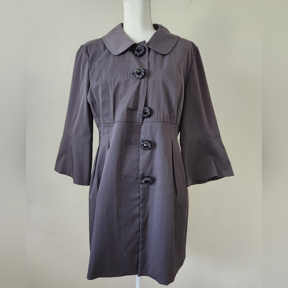 AB Studio Charcoal Gray Labeled Women's Jacket